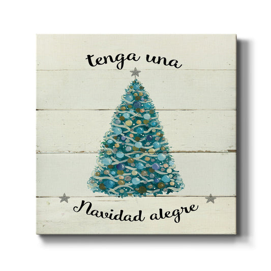 Navidad alegre-Premium Gallery Wrapped Canvas - Ready to Hang