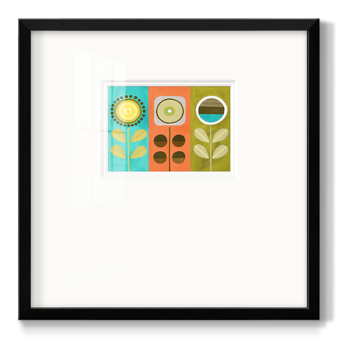 Everything is Just Fine Premium Framed Print Double Matboard