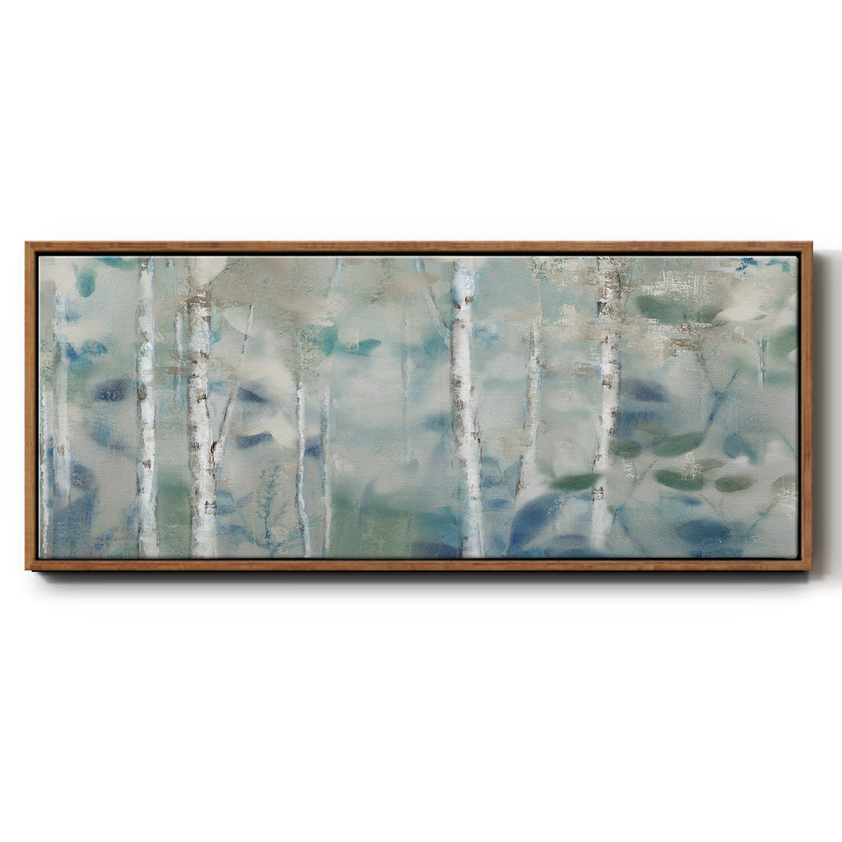 Zen Forest II - Floater Framed Canvas Print