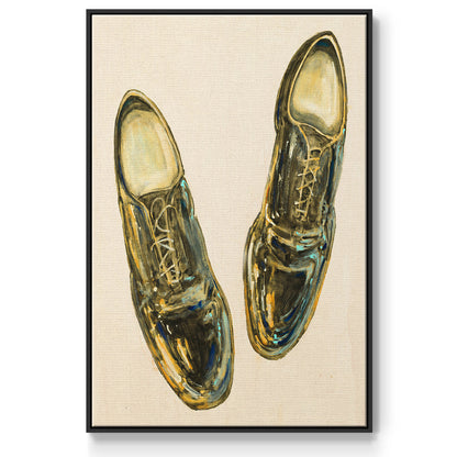 The Shoe Fits I V1 - Framed Premium Gallery Wrapped Canvas L Frame - Ready to Hang