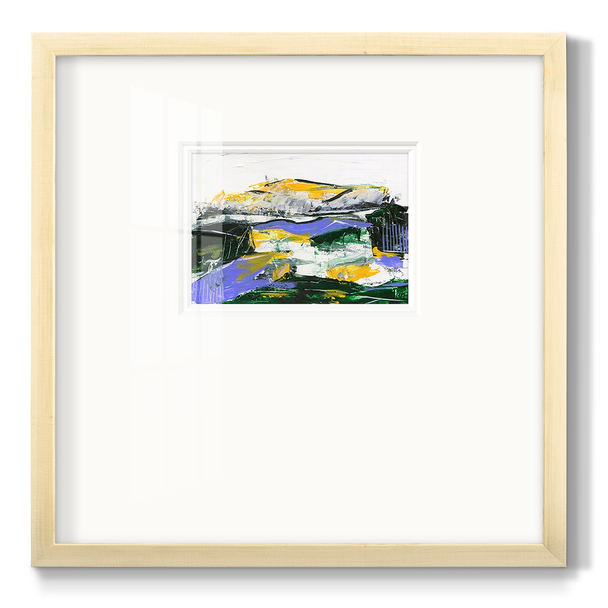 Silent Mountain I - Double Matboard Framed Print