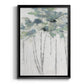 Impasto Tree Line I - Modern Framed Canvas Print