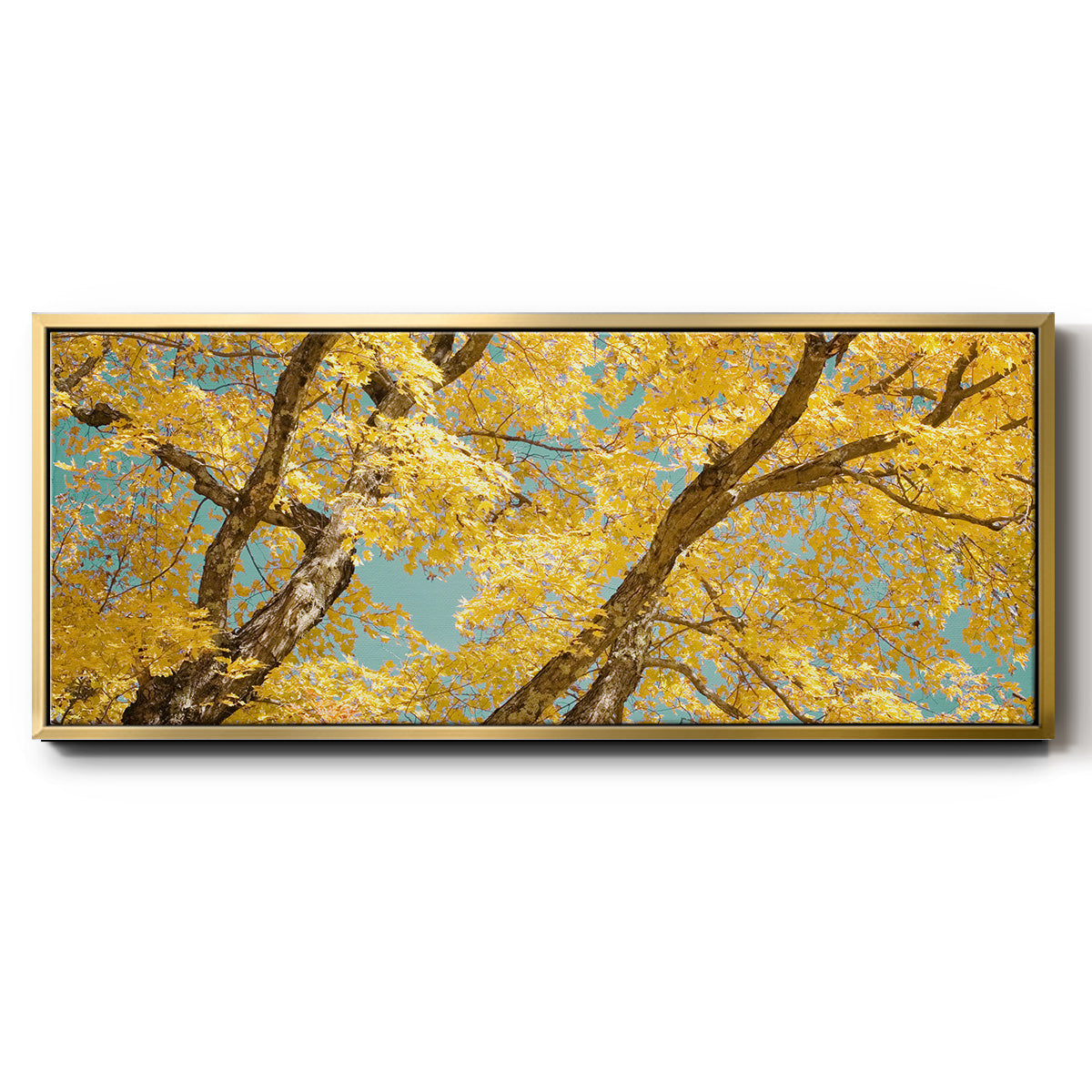 Autumn Tapestry V - Floater Framed Canvas Print