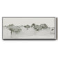Scenic Scribble I - Floater Framed Canvas Print