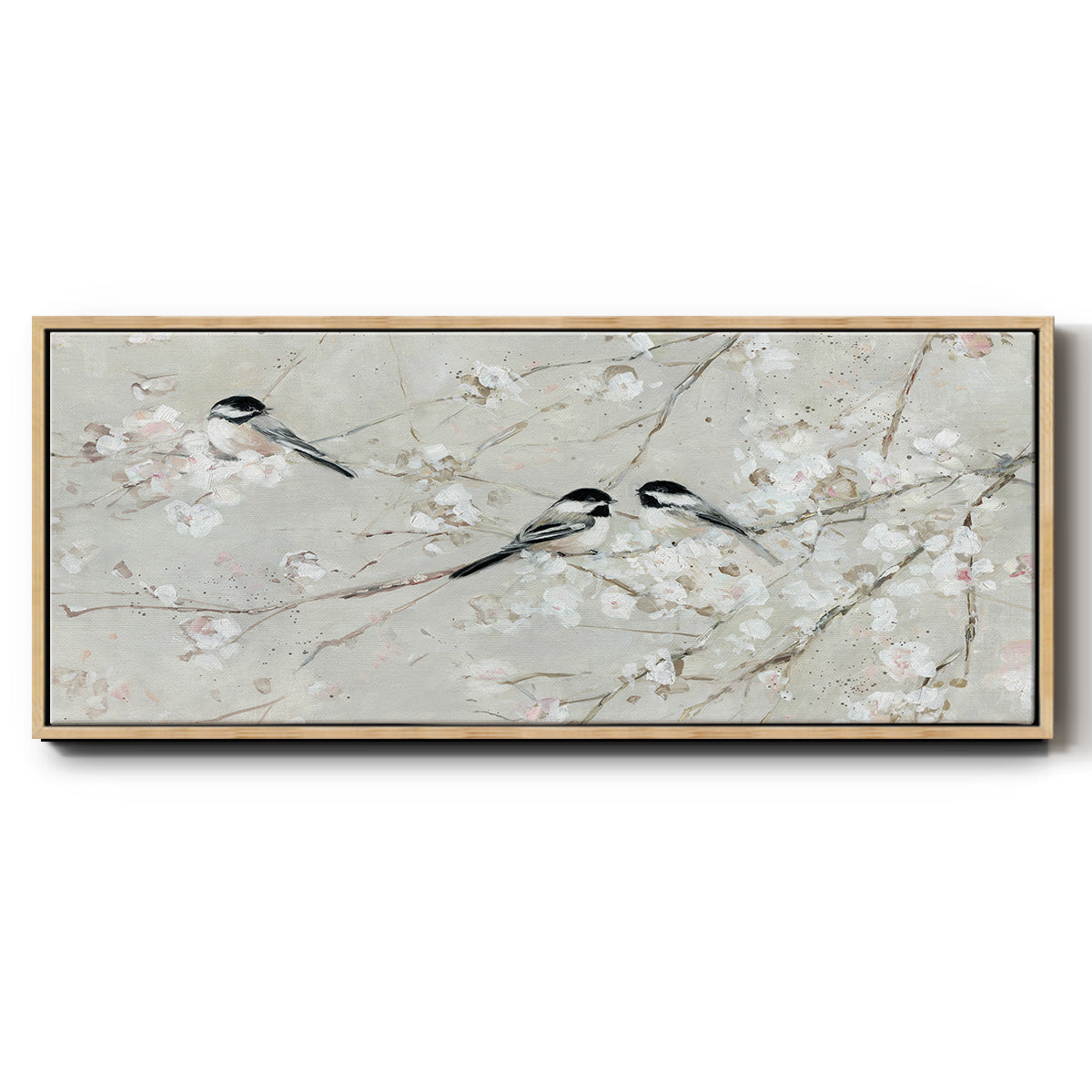 Nature's Confetti I - Floater Framed Canvas Print