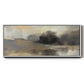 Misty Pond - Floater Framed Canvas Print