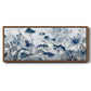 Inky Indigo - Floater Framed Canvas Print