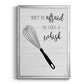 Take A Whisk - Modern Framed Canvas Print