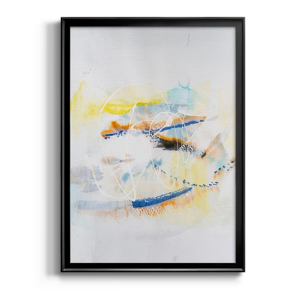 Spacial I - Modern Framed Canvas Print