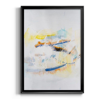 Spacial I - Modern Framed Canvas Print