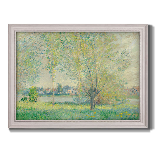 The Willows, 1880 - Ornate Framed Canvas Print