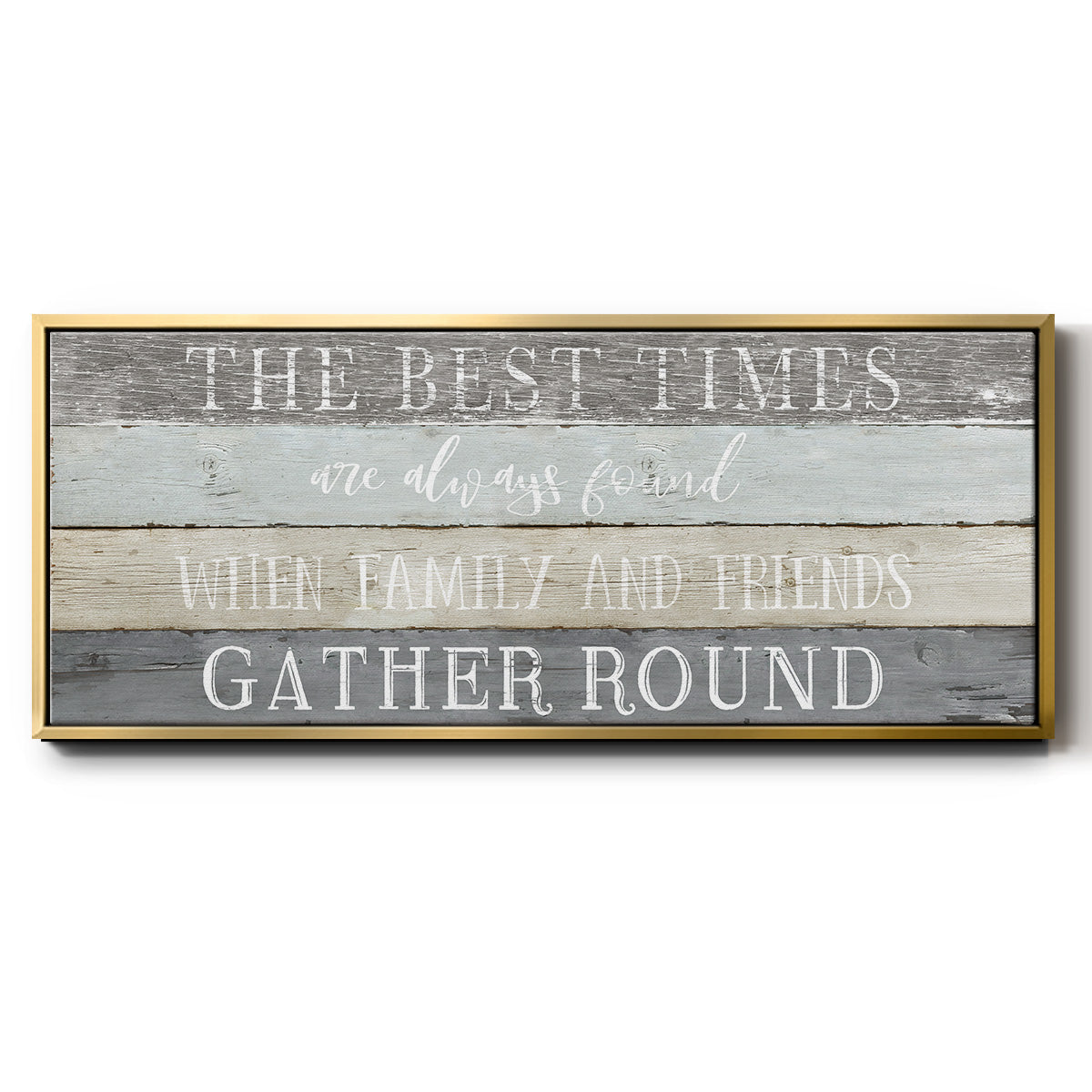 Best Times - Floater Framed Canvas Print