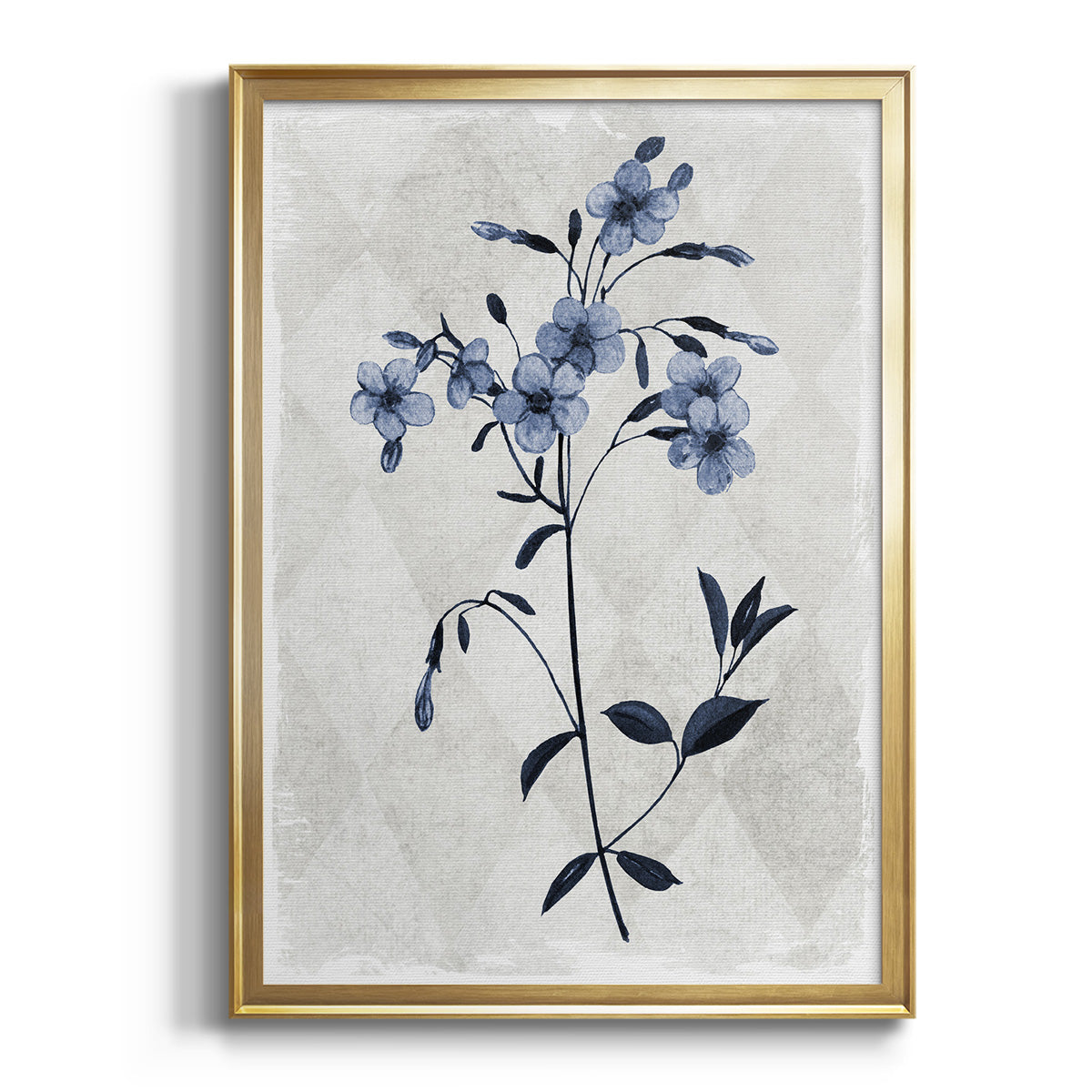 Harlequin Botanical III - Modern Framed Canvas Print