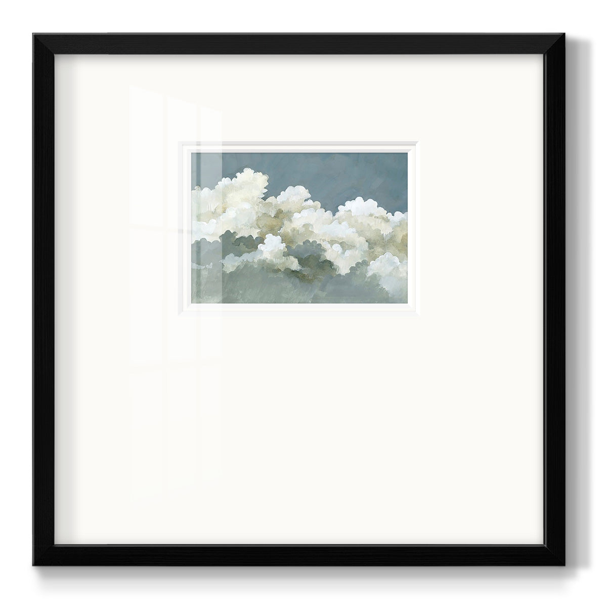 Big Clouds III Premium Framed Print Double Matboard