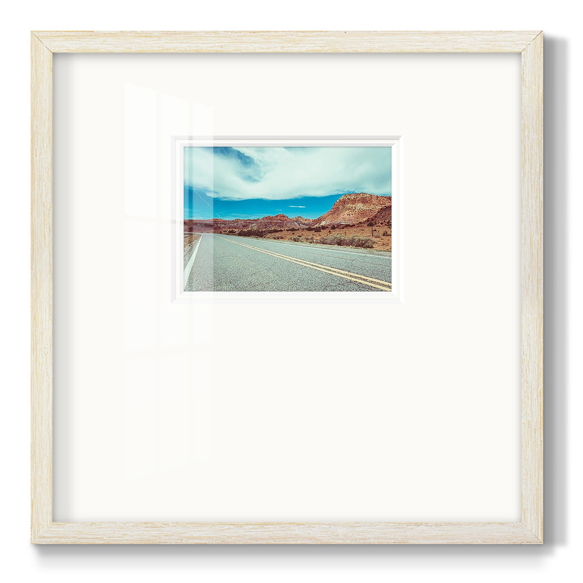 New Mexico Drive I Premium Framed Print Double Matboard