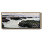 The Rocks at Pourville, Low Tide, 1882 - Floater Framed Canvas Print
