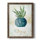 Potted Thyme - Barnwood Framed Canvas Print