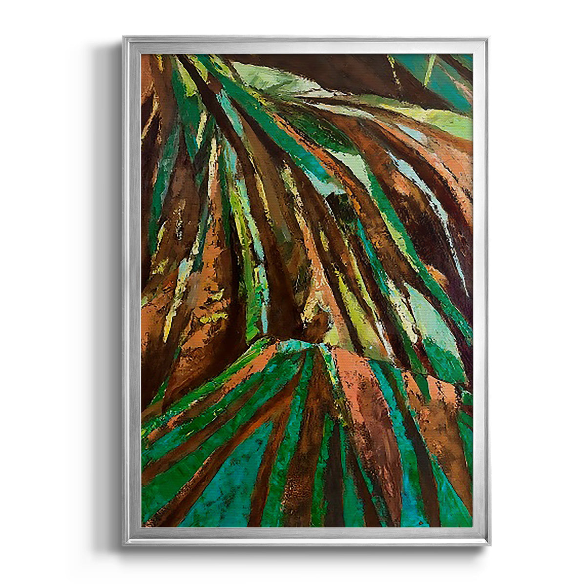 Las Palmas II - Modern Framed Canvas Print