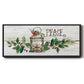 Rustic Peace - Floater Framed Canvas Print
