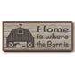 Home & Farm III - Floater Framed Canvas Print