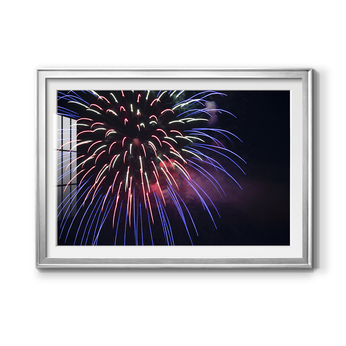 Sky Flower - Modern Framed Art Print