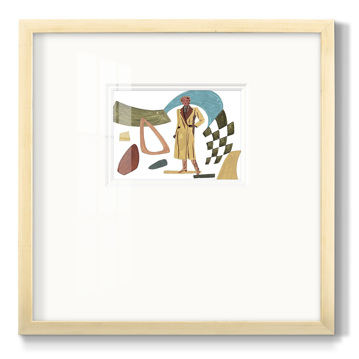 Vintage Vibes III - Double Matboard Framed Print