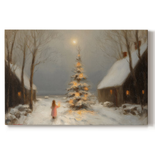 Candle of Warm Lantern Serenade - Canvas Art Print