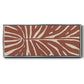 Terra Cotta Block Palms III - Floater Framed Canvas Print