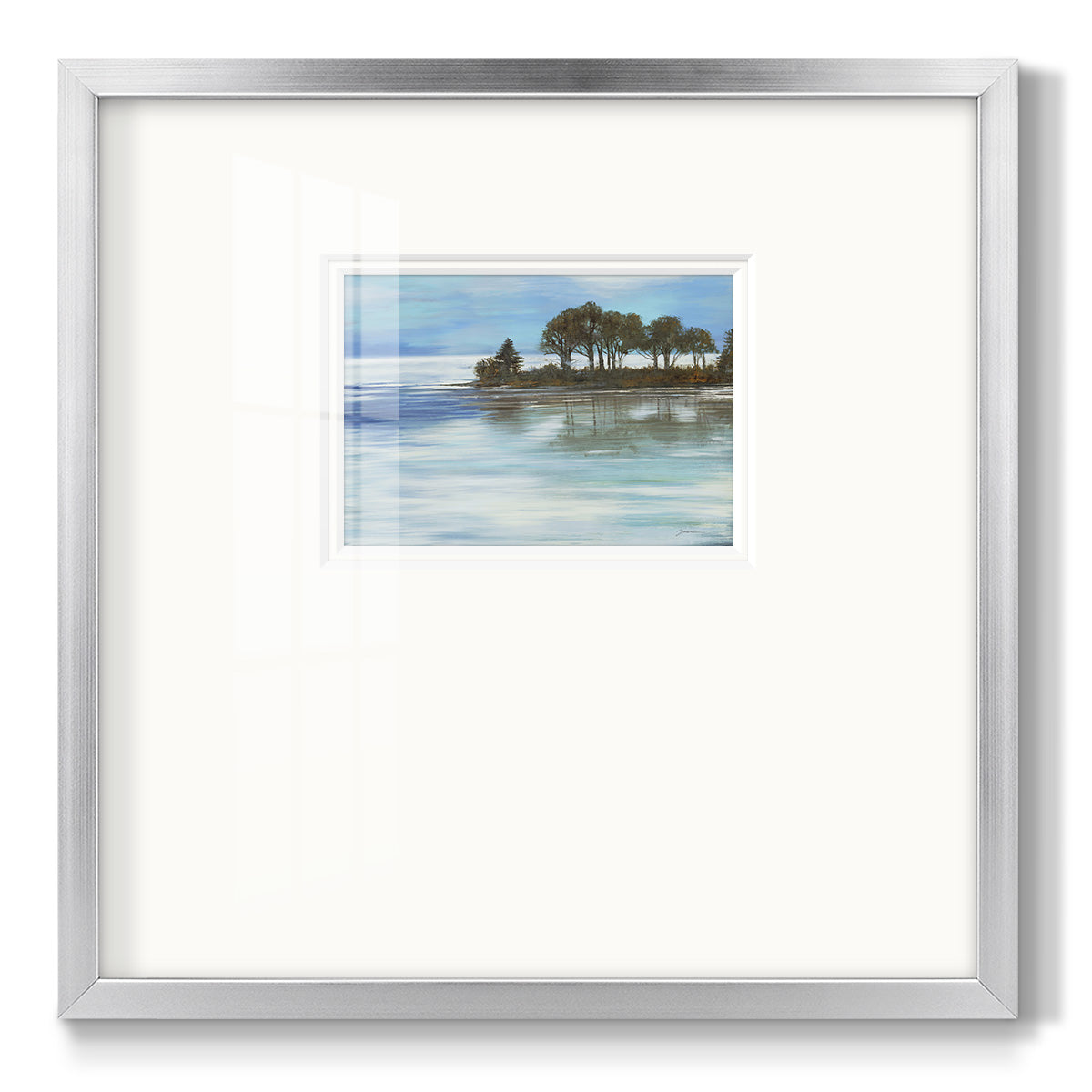 Setting The Mood - Double Matboard Framed Print