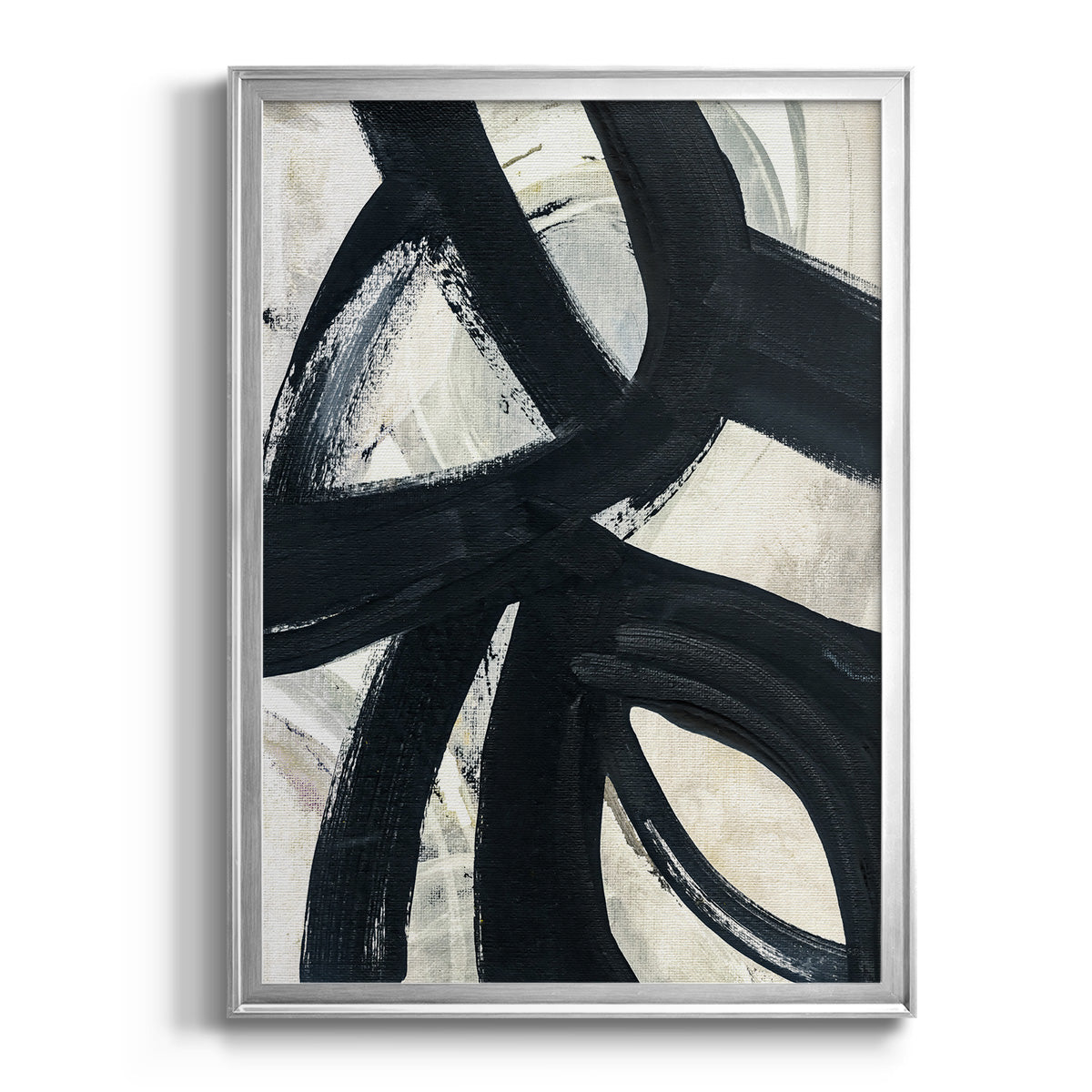 A Day in Brooklyn - Modern Framed Canvas Print