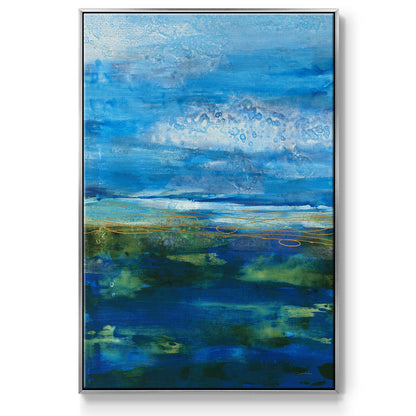 Island Groove - Floater Framed Canvas Print