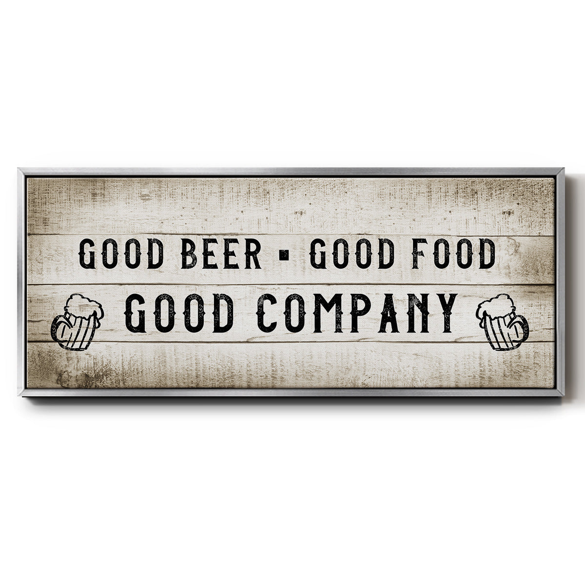 Good Company - Floater Framed Canvas Print