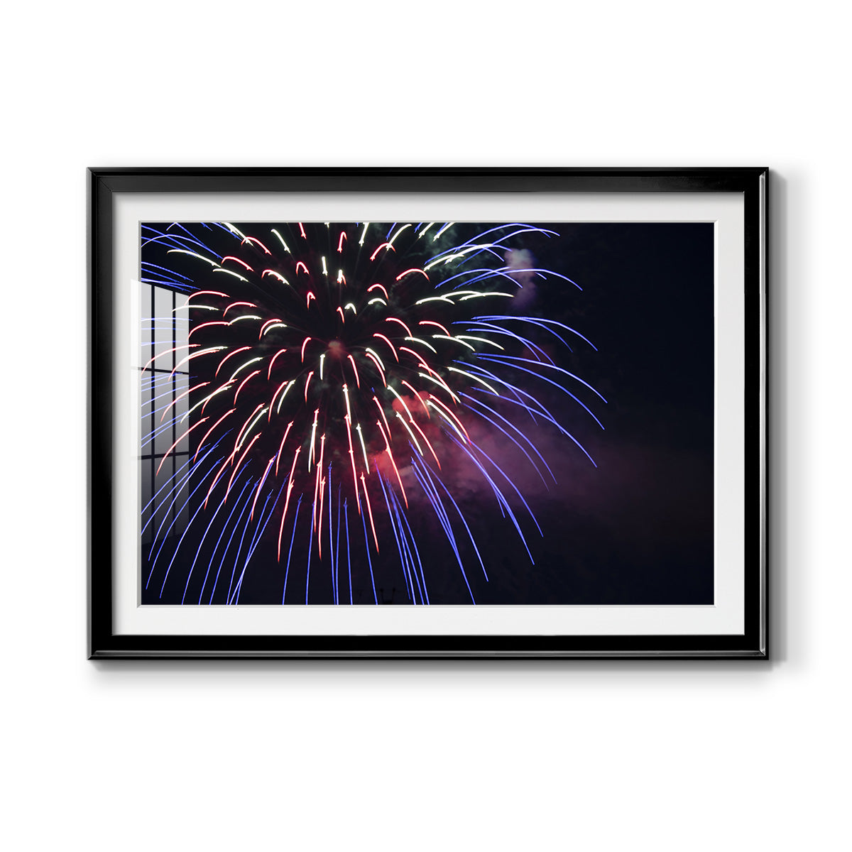 Sky Flower - Modern Framed Art Print