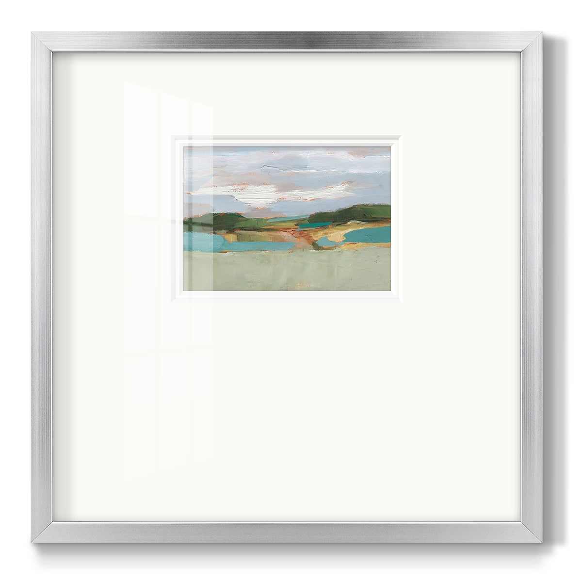 High Noon Vista Study II - Double Matboard Framed Print
