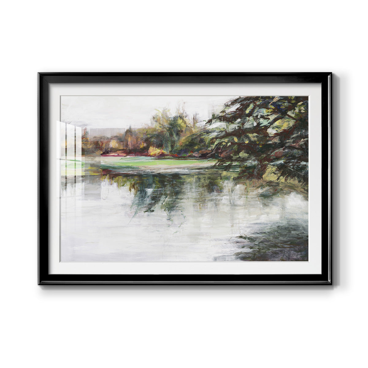 Upon Reflection Premium Framed Print - Ready to Hang