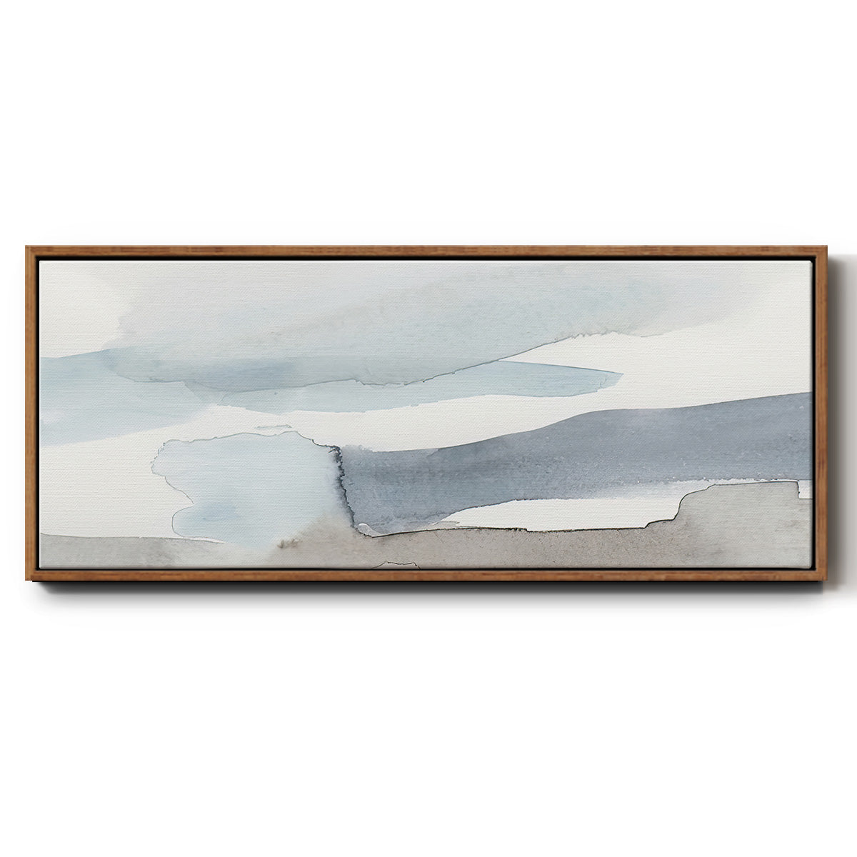 Coastal Tones II - Floater Framed Canvas Print