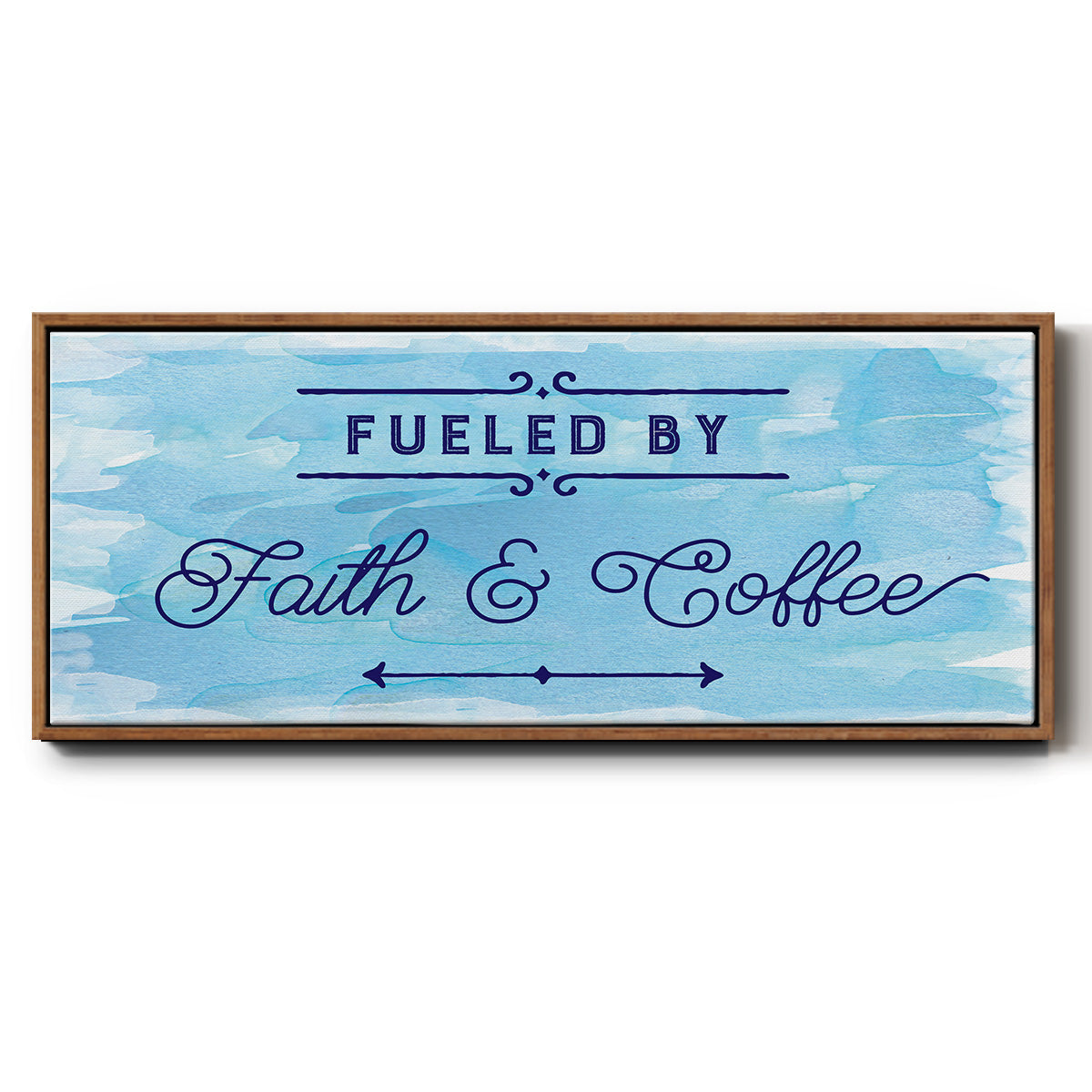 Fueled By - Floater Framed Canvas Print