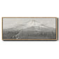 Mount Shasta - Floater Framed Canvas Print