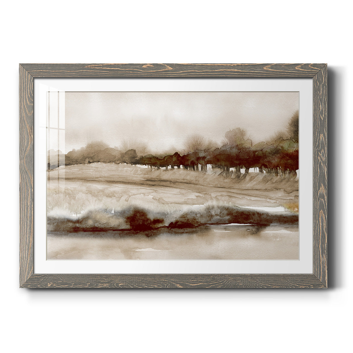 Season of Fall - Barnwood Framed Art Print