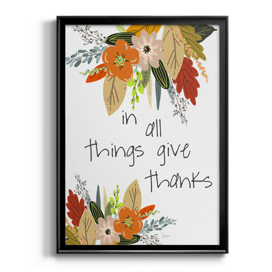 Illustrated Impressions I - Modern Framed Canvas Print