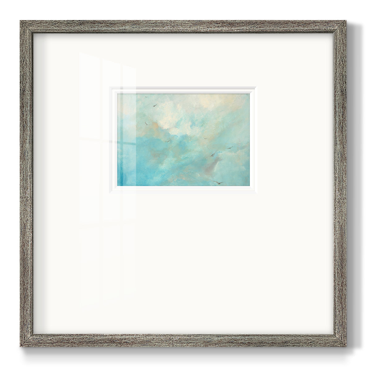 Flying Home - Premium Framed Print Double Matboard