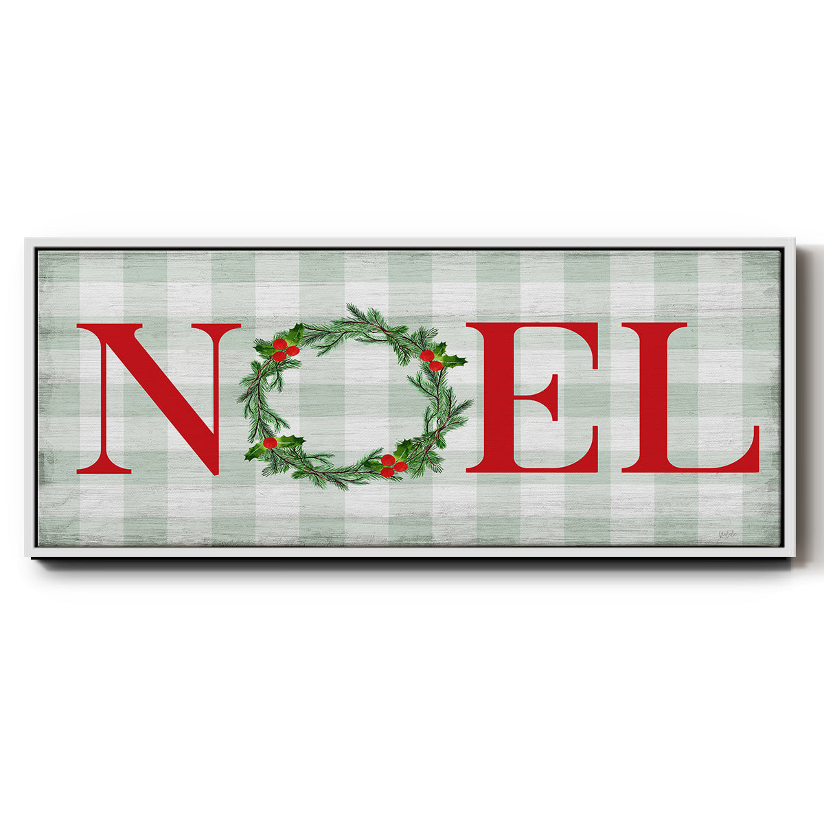 Noel - Floater Framed Canvas Print
