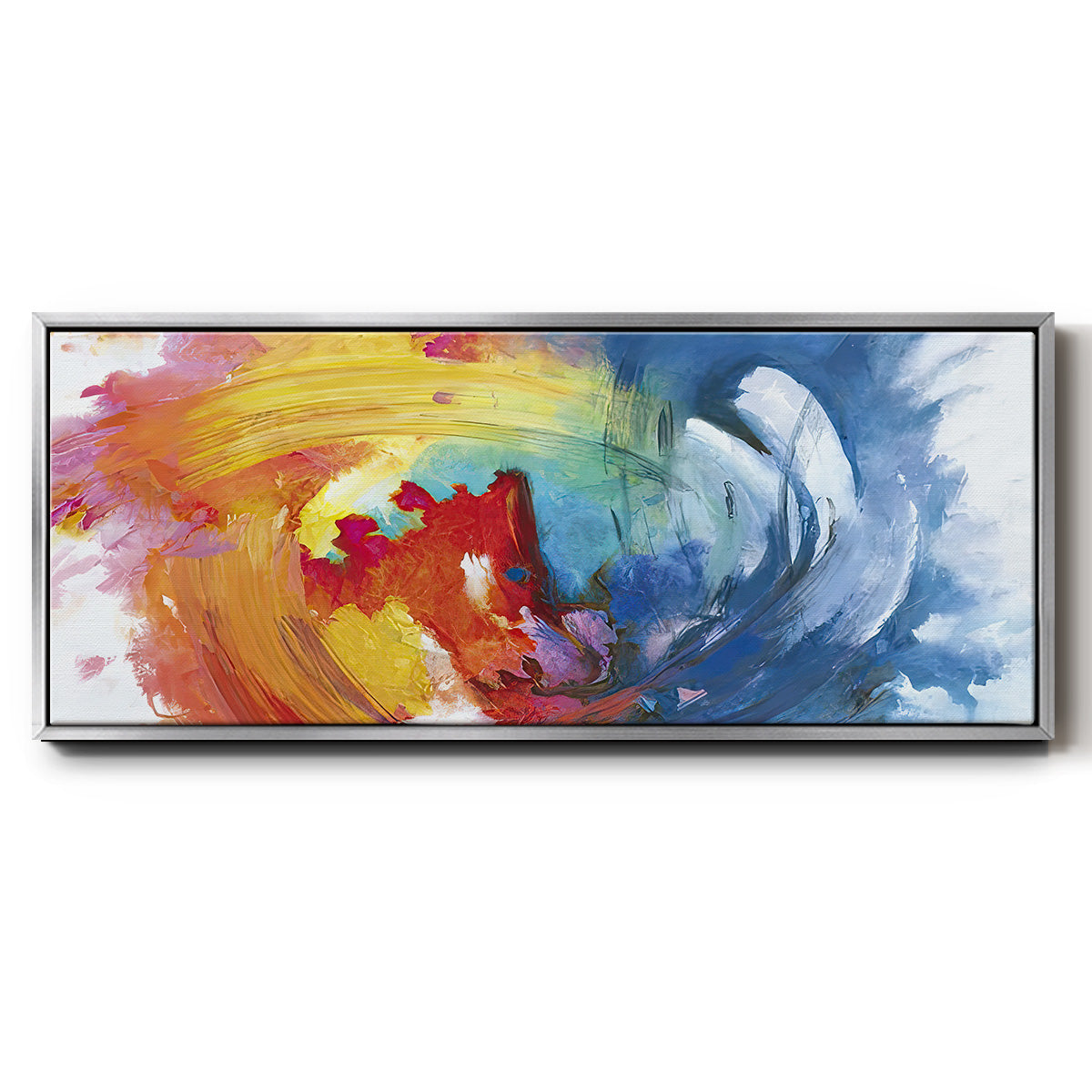 Calliope - Floater Framed Canvas Print