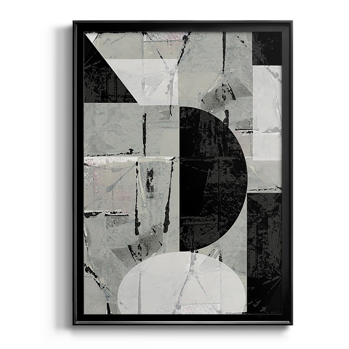 Abstract Neutrality I - Modern Framed Canvas Print