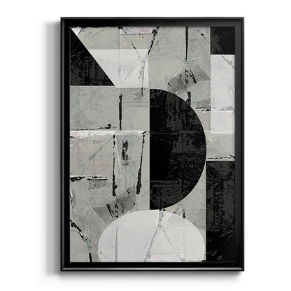 Abstract Neutrality I - Modern Framed Canvas Print