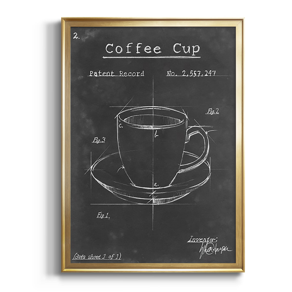 Morning Routine II - Modern Framed Canvas Print