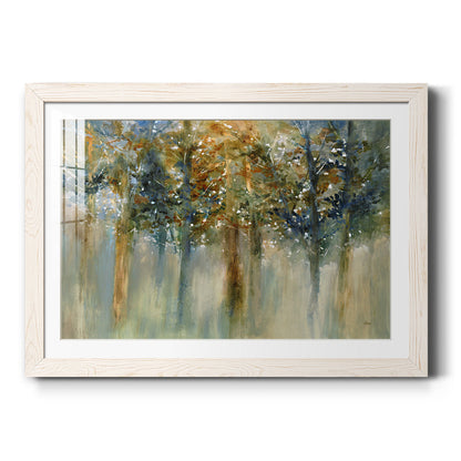 Rustic Leaves II - Barnwood Framed Art Print