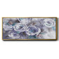 Iced Flowers - Floater Framed Canvas Print