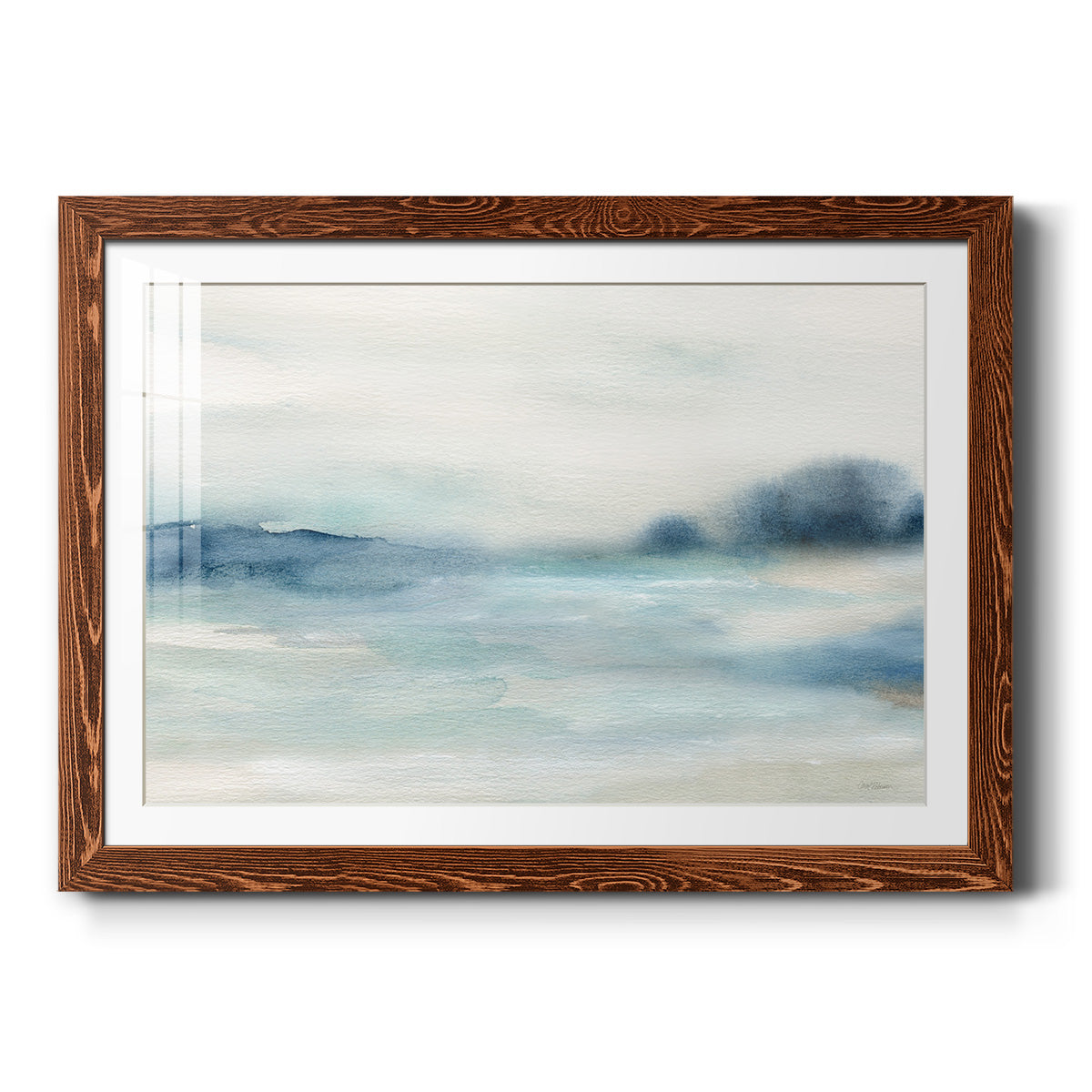 Simply Soft Morning - Barnwood Framed Art Print