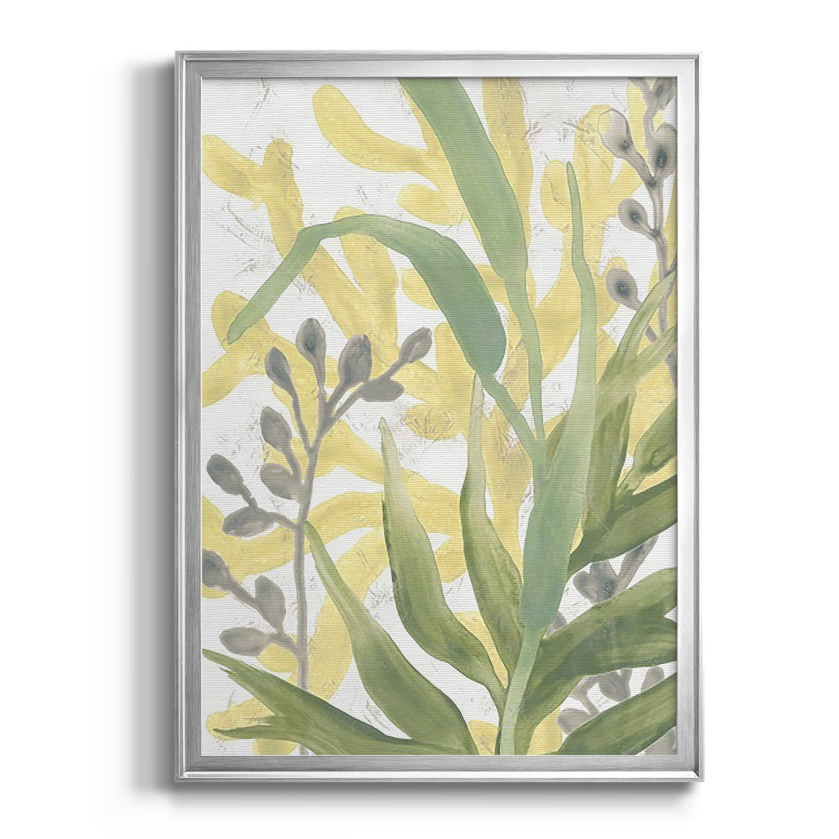 Sea Grass Fresco I - Modern Framed Canvas Print